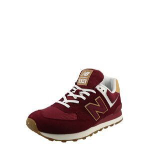 new balance Nízke tenisky '574'  burgundská / biela / žltohnedá