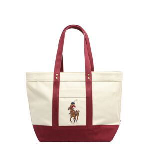 Polo Ralph Lauren Shopper  námornícka modrá / nebielená / hnedá / vínovo červená