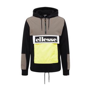 ELLESSE Jacke 'Periodic OH'  čierna / žltá / biela