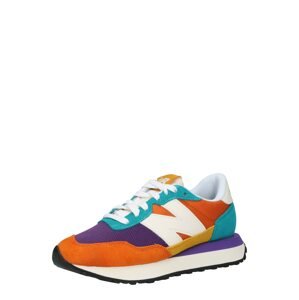 new balance Nízke tenisky '237'  oranžová / tmavofialová / biela / nefritová