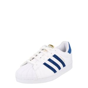 ADIDAS ORIGINALS Tenisky  biela / modrá / zlatá