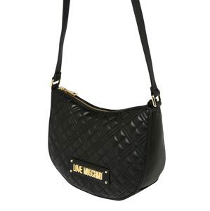 Love Moschino Taška cez rameno 'Hobo'  čierna / zlatá