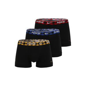 NIKE Boxershorts  čierna / červená / zlatá žltá / kráľovská modrá