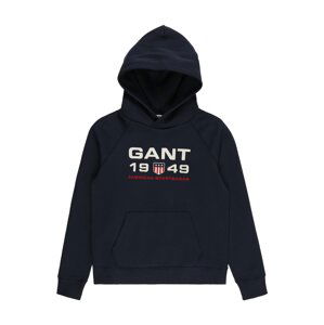 GANT Sweatshirt  námornícka modrá / biela / červená