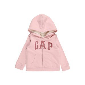 GAP Sweatjacke  ružová / vínovo červená