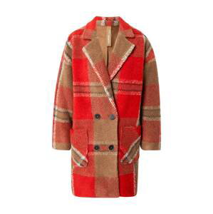 TAIFUN Zimný kabát 'Culture Clash'  červená / hnedá