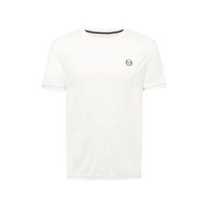 Sergio Tacchini Funkčné tričko  biela / tmavomodrá