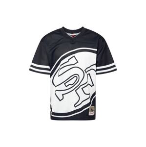 Mitchell & Ness Tričko 'BIG FACE 3.0'  čierna / biela