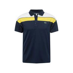 Lacoste Sport Funkčné tričko  námornícka modrá / biela / žltá