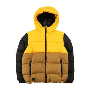 ICEPEAK Outdoorjacke 'KIRKMAN'  svetlohnedá / limetková / čierna