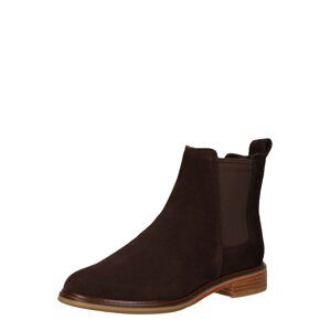 CLARKS Chelsea Boots 'Arlo'  tmavohnedá