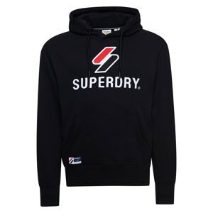 Superdry Mikina  námornícka modrá / čierna / biela