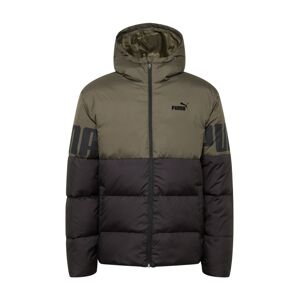 PUMA Jacke  kaki / tmavohnedá