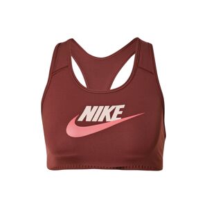 NIKE Športová podprsenka 'FUTURA'  hrdzavohnedá / rosé / krémová