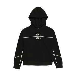 OVS Sweatshirt  biela / čierna