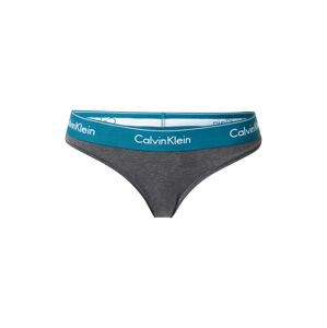 Calvin Klein Underwear Tangá  tmavosivá / petrolejová / biela