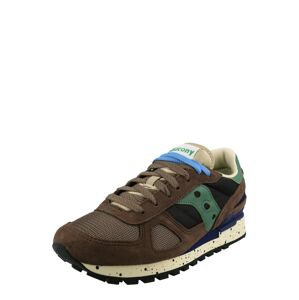 saucony Nízke tenisky 'Shadow'  tmavohnedá / nefritová / námornícka modrá / kráľovská modrá / tyrkysová