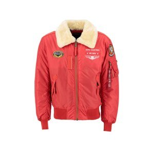 ALPHA INDUSTRIES Prechodná bunda 'Injector III Air Force'  červená / zmiešané farby