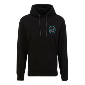 BILLABONG Sweatshirt  čierna / fialová / vodová / pastelovo ružová