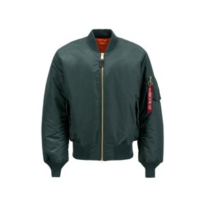 ALPHA INDUSTRIES Prechodná bunda  kaki / oranžová