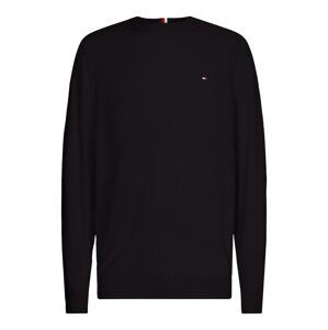 TOMMY HILFIGER Pullover  čierna / biela / ohnivo červená / námornícka modrá