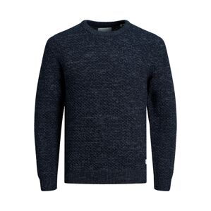 Jack & Jones Plus Sveter 'Brad'  modrá / námornícka modrá