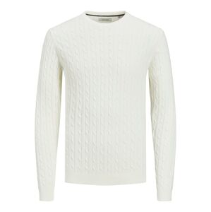 JACK & JONES Sveter 'Glen'  biela