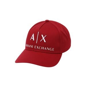 ARMANI EXCHANGE Čiapka  ohnivo červená / biela