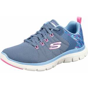 SKECHERS Nízke tenisky ' Flex Appeal 4.4'  dymovo modrá / biela / ružová