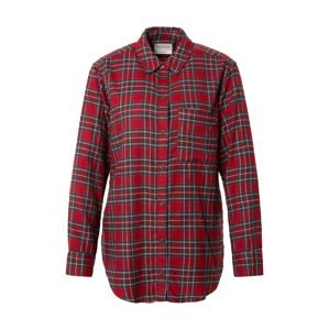 Abercrombie & Fitch Blúzka 'Holiday Flannel'  červená / modrá / biela