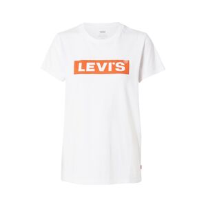 LEVI'S Tričko  biela / oranžová