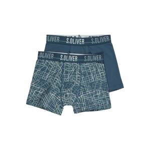 s.Oliver Boxershorts  námornícka modrá / biela / zelená