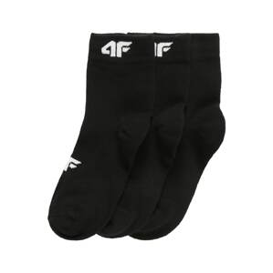 4F Sportsocken  čierna / biela