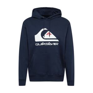 QUIKSILVER Mikina  námornícka modrá / biela / červená