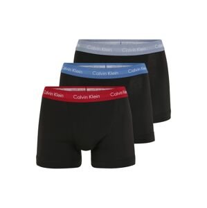 Calvin Klein Underwear Boxerky  čierna / dymovo modrá / modrá / červená