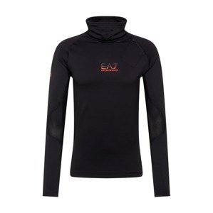 EA7 Emporio Armani Sportshirt  čierna / koralová