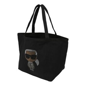 Karl Lagerfeld Shopper  čierna / strieborná / svetlohnedá / sivá