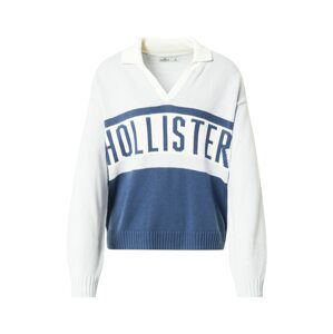 HOLLISTER Sveter 'APAC'  námornícka modrá / svetlomodrá