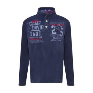 CAMP DAVID Pullover  námornícka modrá / sivá / melónová