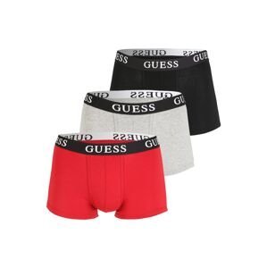 GUESS Boxershorts 'DAVIE'  červená / čierna / svetlosivá / biela