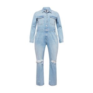 ONLY Carmakoma Overal  modrá denim