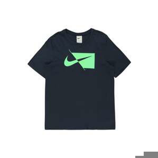NIKE Funkčné tričko  námornícka modrá / zelená