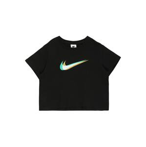 Nike Sportswear Tričko  svetlozelená / čierna / biela