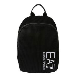 EA7 Emporio Armani Rucksack  čierna / biela