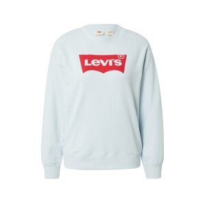 LEVI'S ® Mikina  striebornosivá / červená