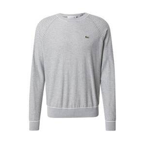 LACOSTE Pullover  biela / čierna / sivá