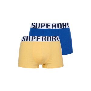 Superdry Boxerky  modrá / žltá / čierna / biela