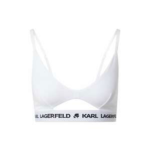 Karl Lagerfeld Podprsenka 'Peephole'  čierna / biela