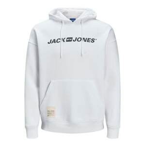 JACK & JONES Mikina 'Remember'  čierna / biela