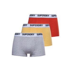 Superdry Boxerky  žltá / sivá / oranžová / čierna / biela